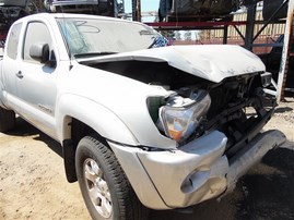 2005 Toyota Tacoma SR5 Silver Extended Cab 4.0L AT 2WD #Z22010